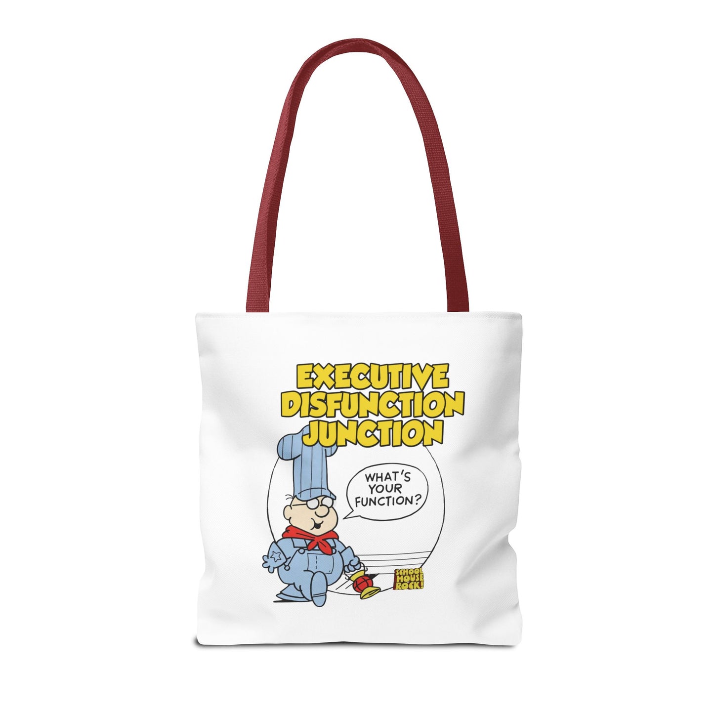 "Executive Dysfunction Junction" Tote Bag (AOP)