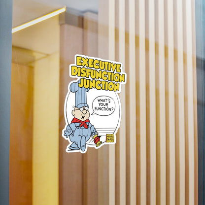 "Executive Dysfunction Junction" Kiss-Cut Vinyl Stickers