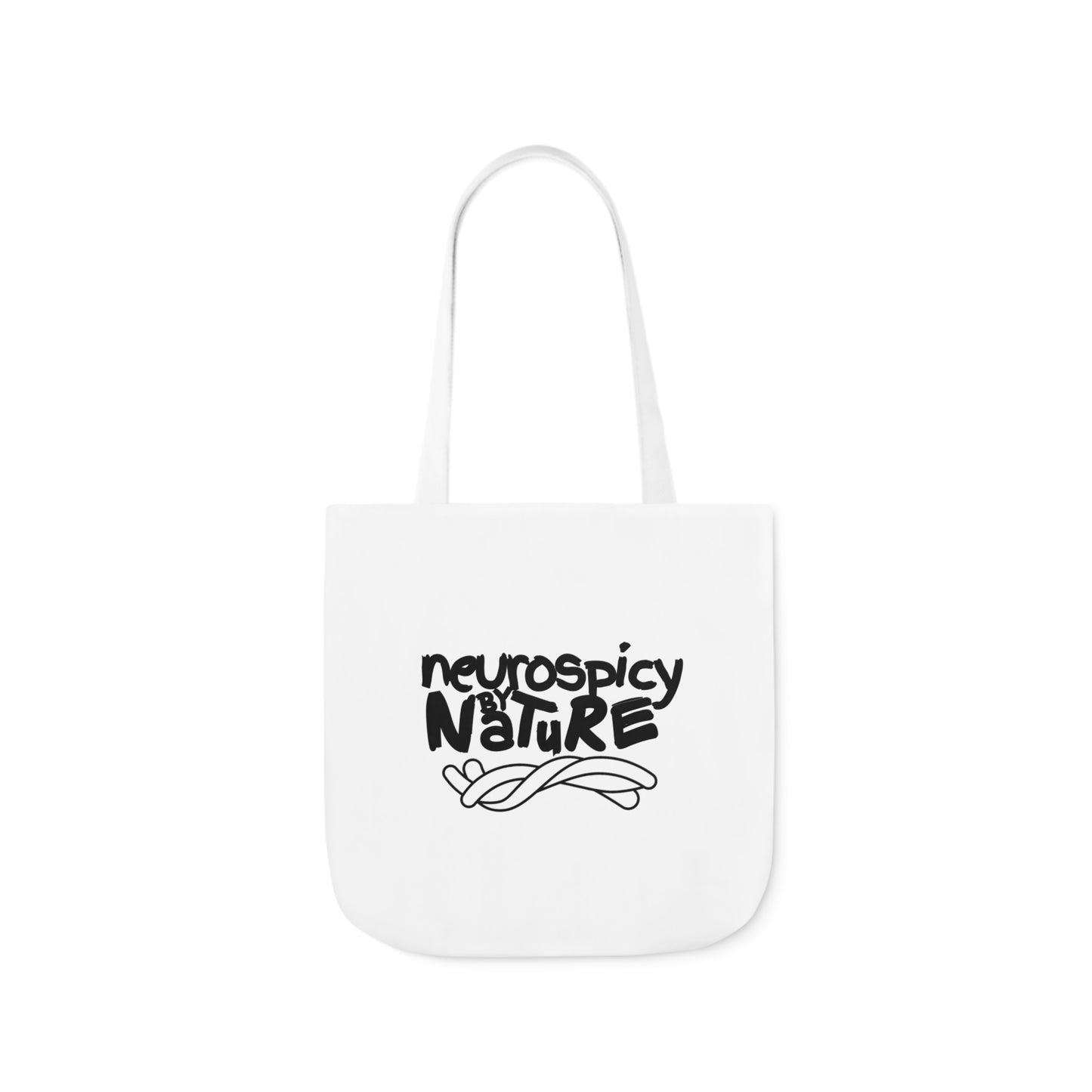 "Neurospicy by Nature" Canvas Tote Bag (5 different strap colors)