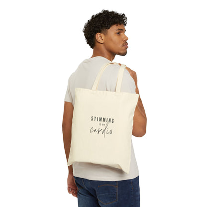 "Stimming is my cardio" Canvas Tote Bag