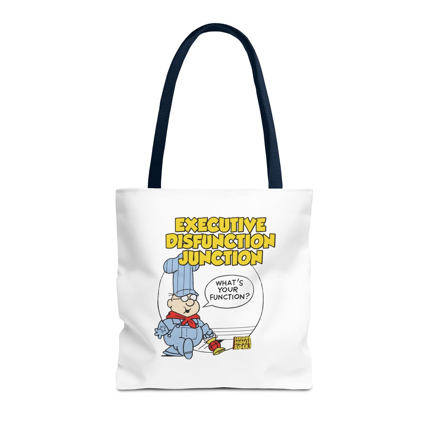 "Executive Dysfunction Junction" Tote Bag (AOP)