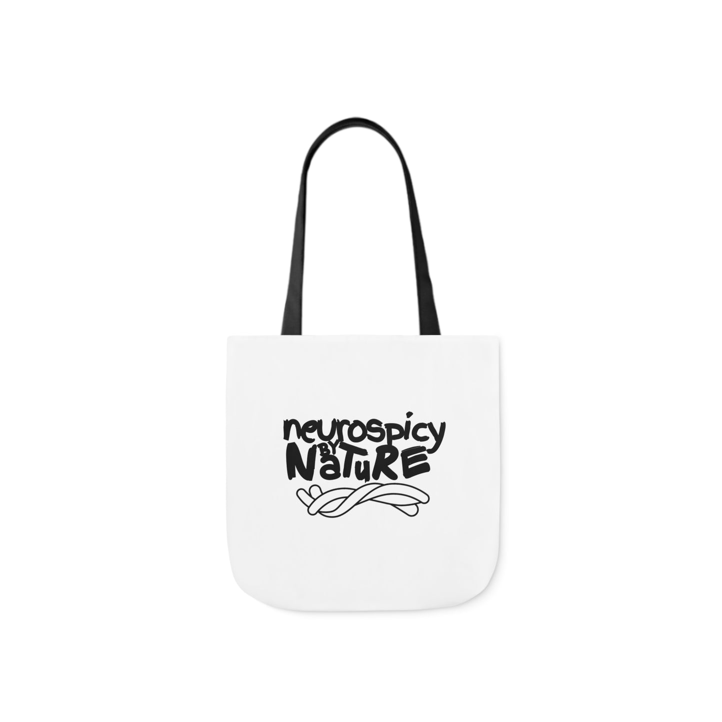 "Neurospicy by Nature" Canvas Tote Bag (5 different strap colors)